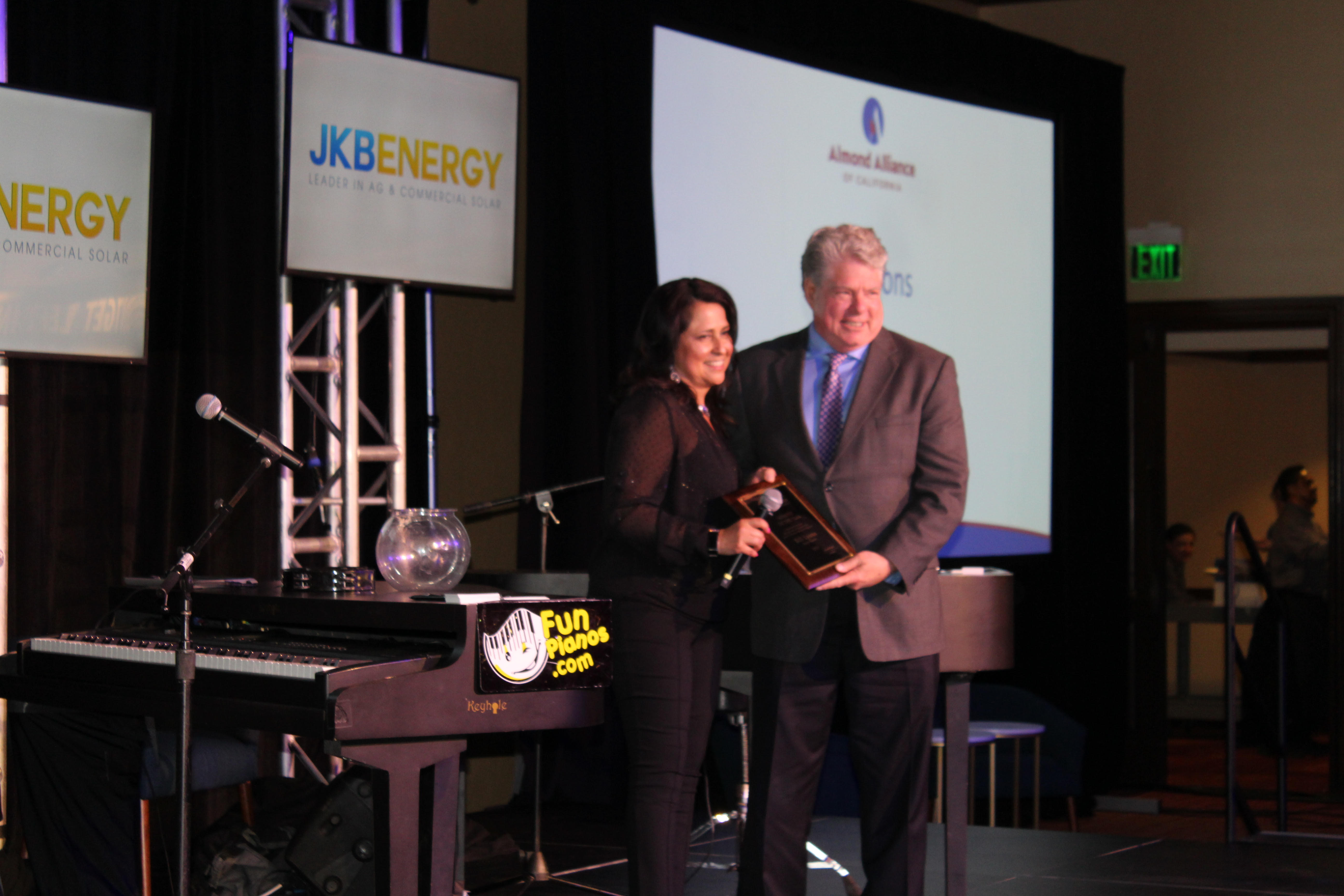 Bill Lyons honored as Member of the Year by the Almond Alliance of California