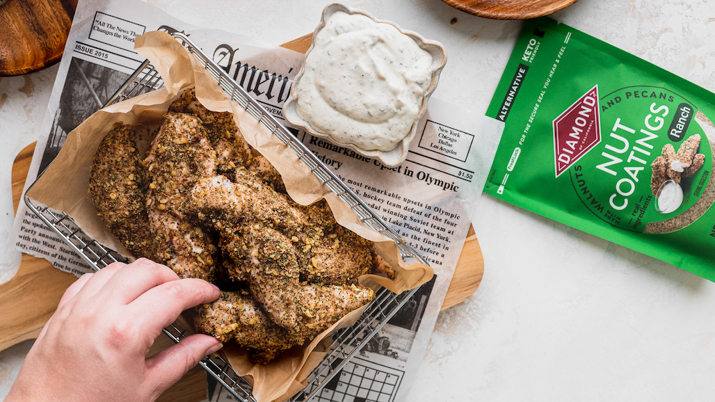 Diamond of California® Debuts Nut Coatings, A Keto-Friendly Breading Alternative in Three Flavors Now Available