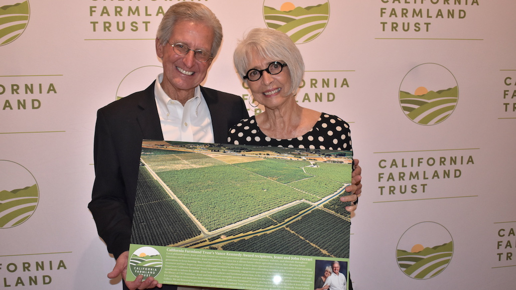 Agriculturists Jeani and John Ferrari Recognized with CA Farmland Trust’s Vance Kennedy Award