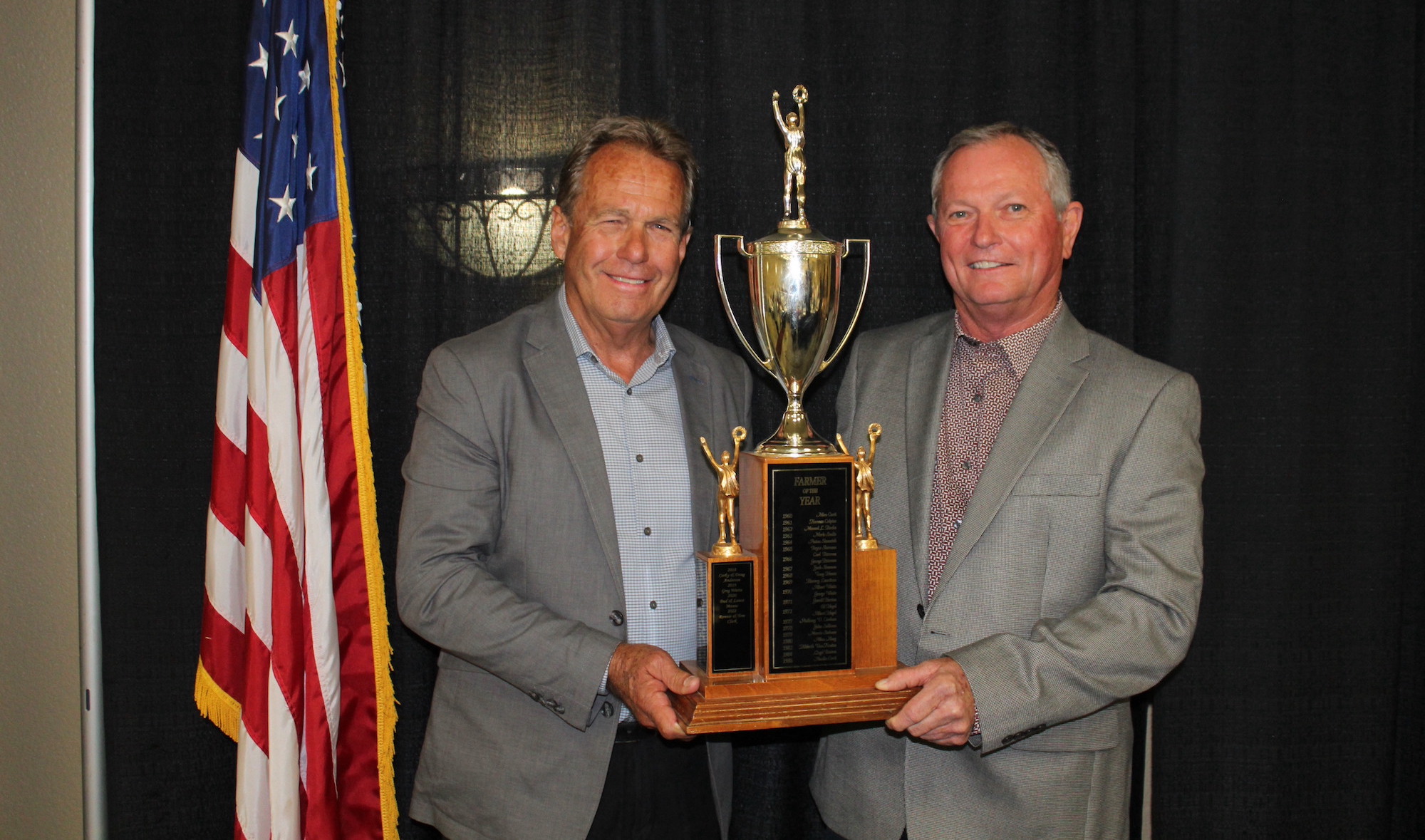 Pistachio Growers Ronnie and Tom Clark Announced Kiwanis Farmers of the Year