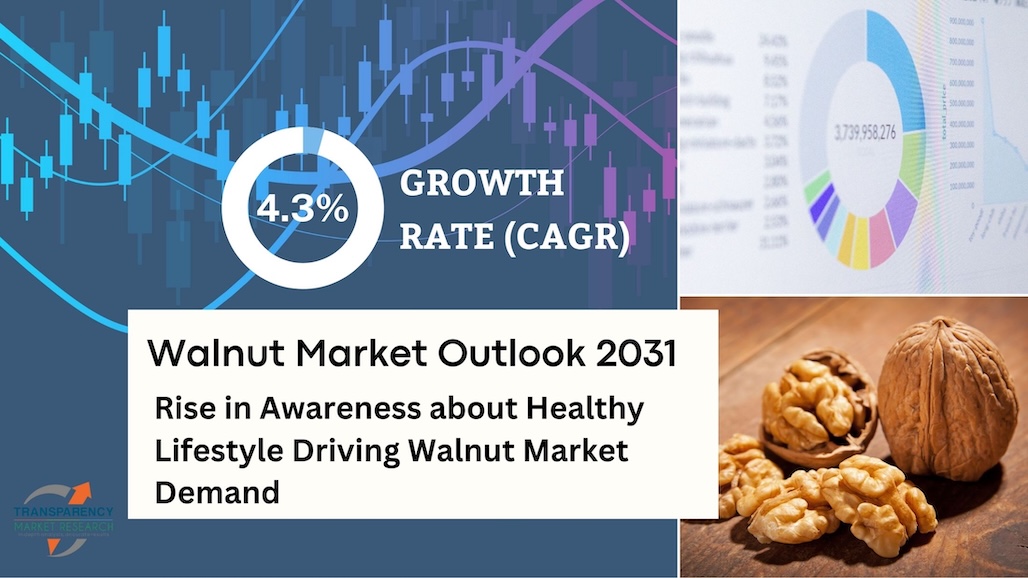 Walnut Market to Witness Steady Growth, Reaching $11.1 Billion by 2031